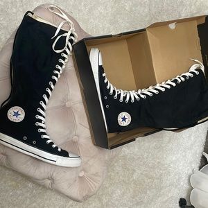 Chuck Taylor Coverse knee high sneakers